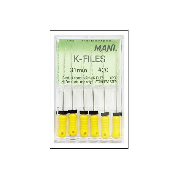 Mani K Files 31mm #30 Dental Endo